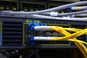 fiber optic cabling network